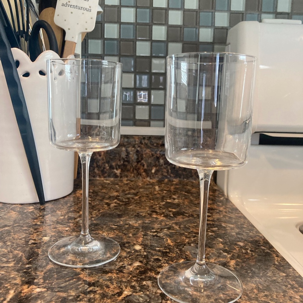 Two Wine Glasses-New